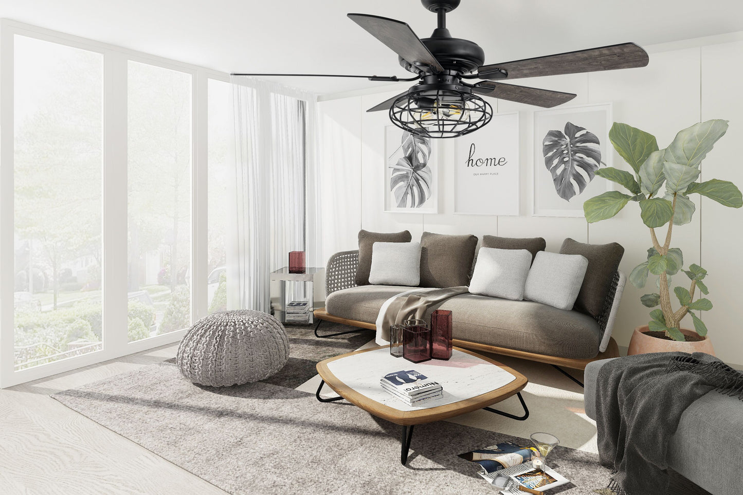 Znergy Rustic Smart Ceiling Fan