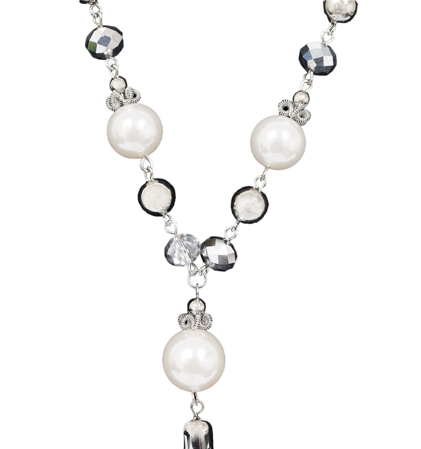Long Cocktail Bead Necklace