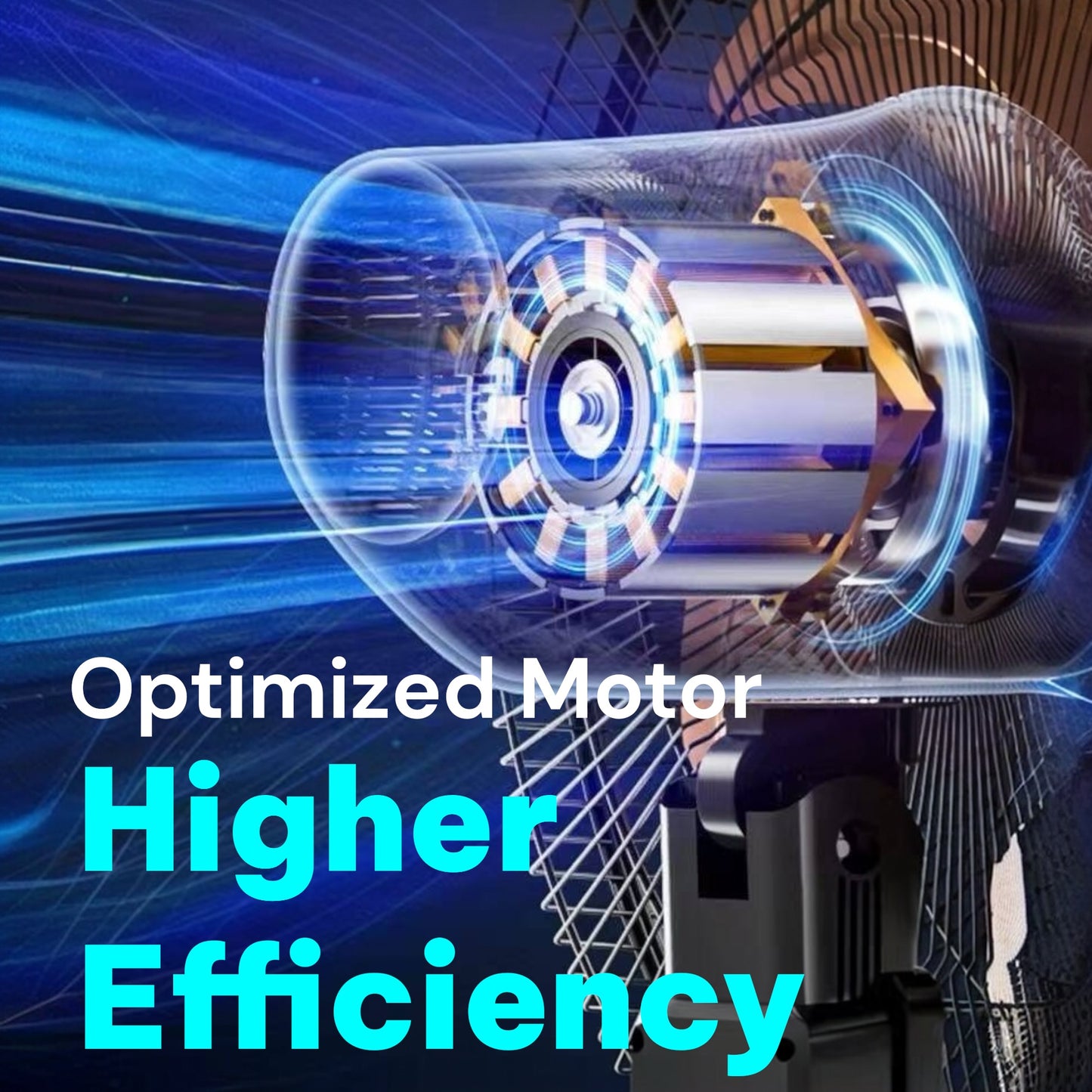 2 PACK Modern Sleek Zoom 18in Stand Fan with Metal 5 Blade and Floor Brackets Strong Wind Power CLOSE OUT DEAL