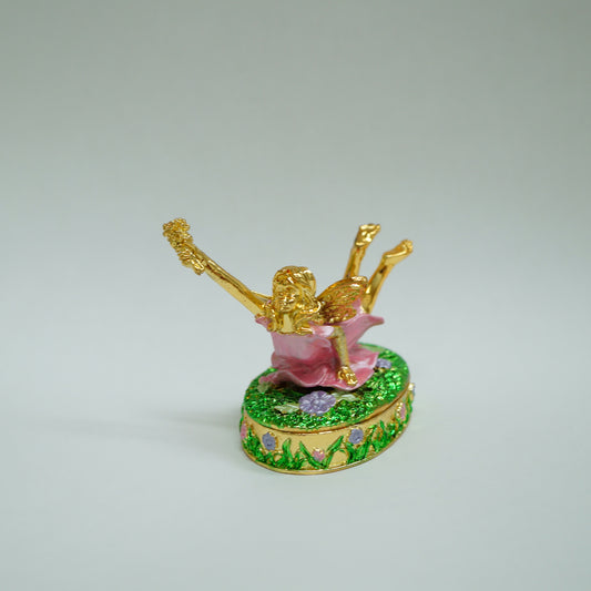 Cristiani Collezione Flying Fairy Trinket Box.