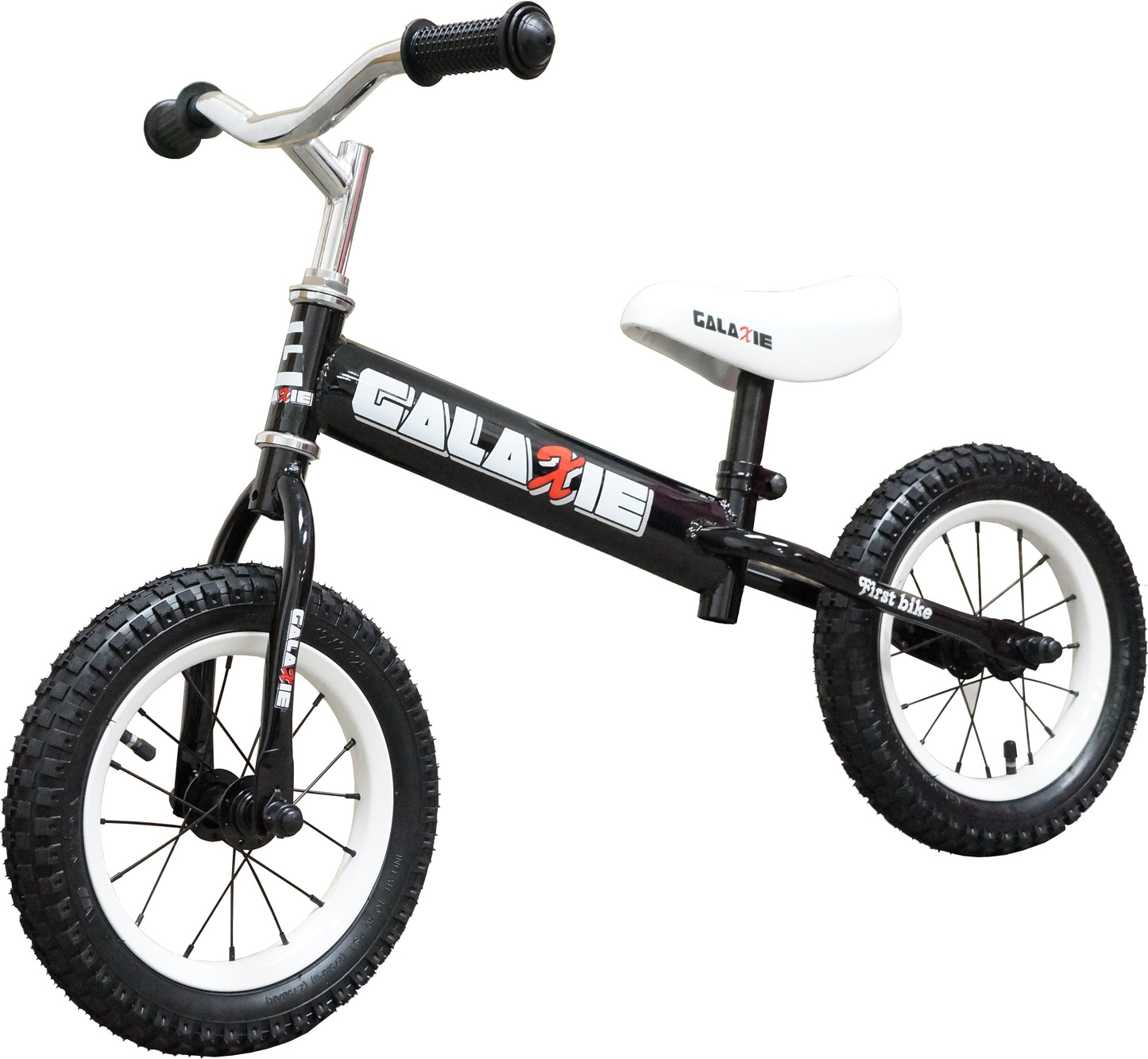 No-Pedal Balance Bikes Rubber Air Tires