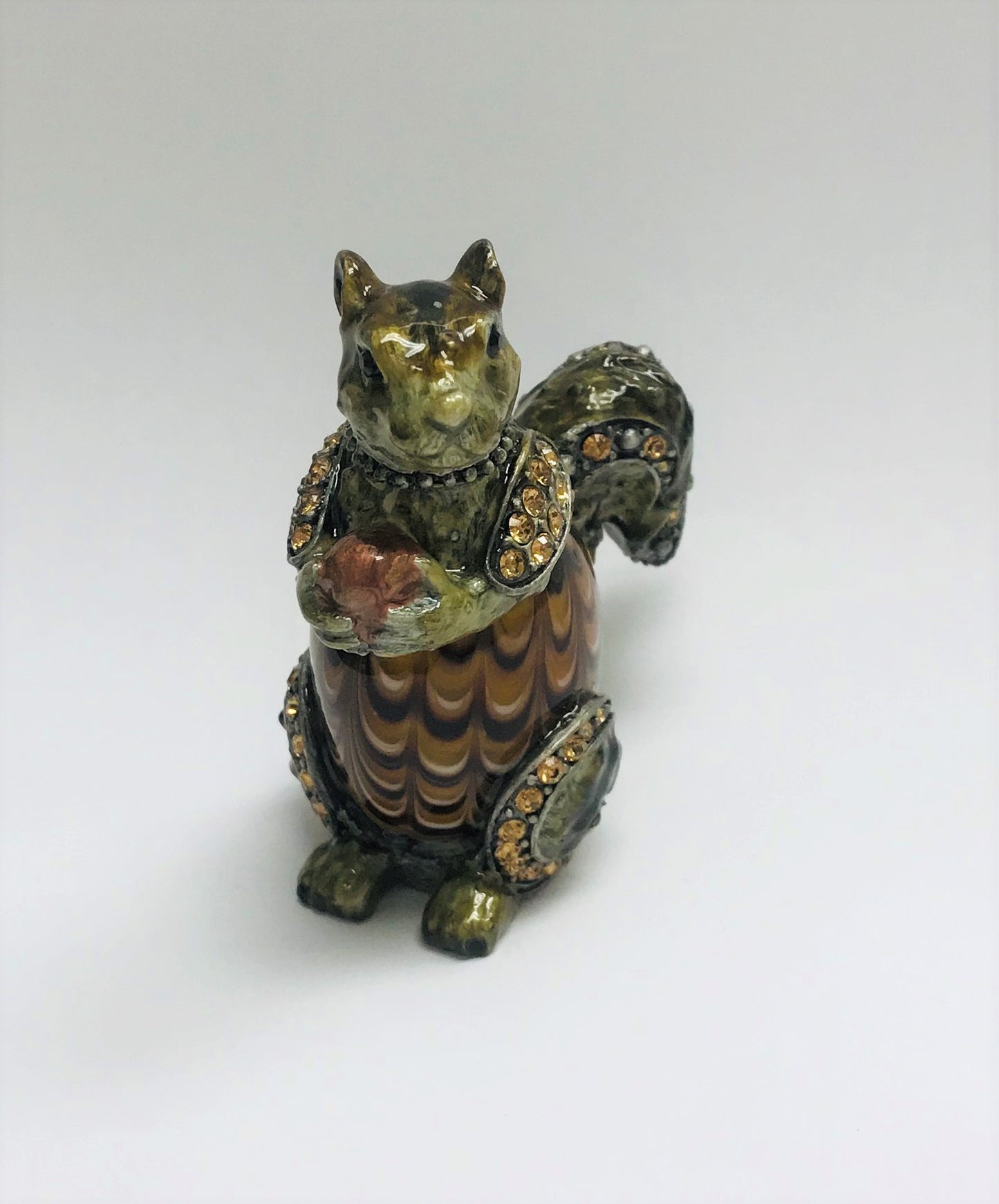 Cristiani Collezione Murano Glass Style Squirrel Figurine.