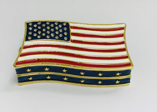 Cristiani Collezione Flag Box Trinket Box.