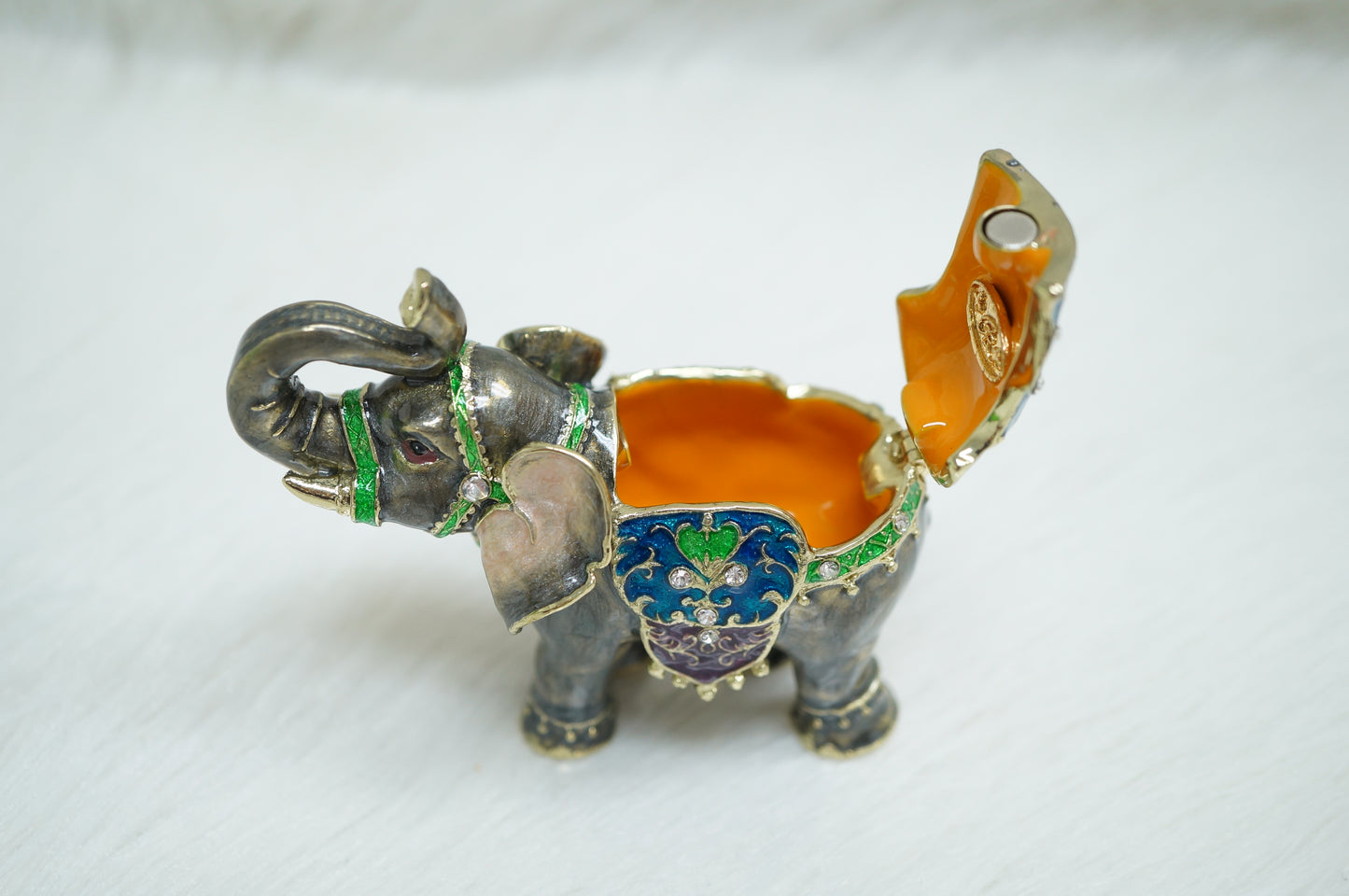 Cristiani Collezione Elephant Trinket Box.