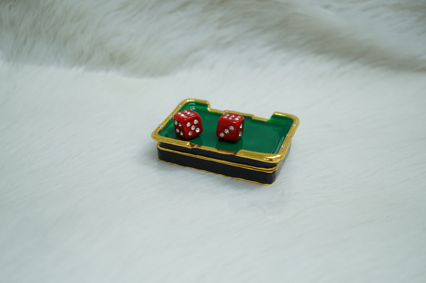 Cristiani Collezione Poker Table Trinket Box.