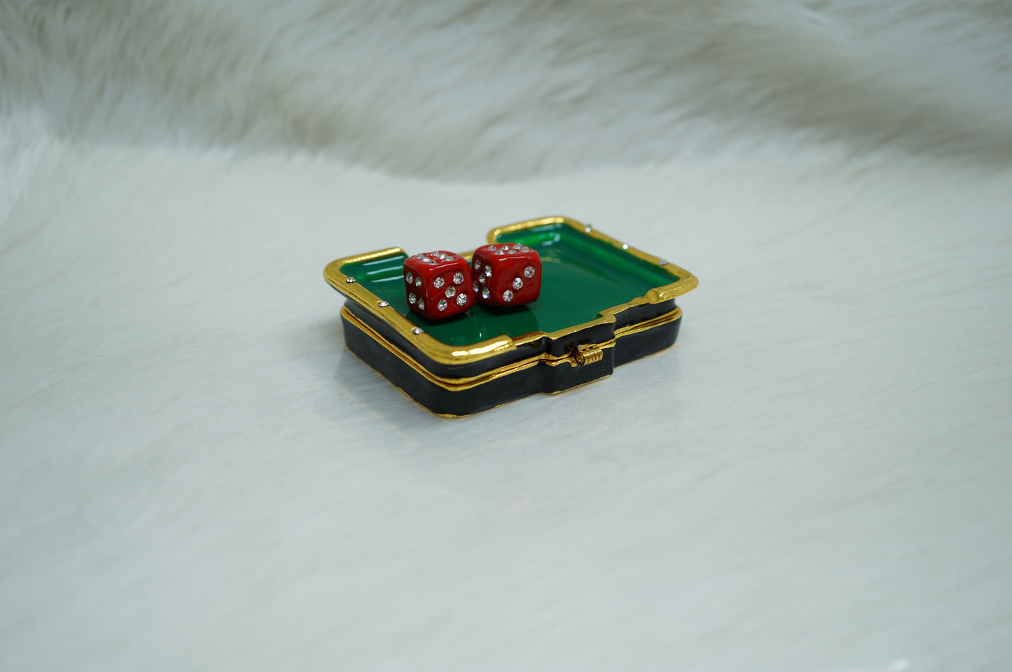 Cristiani Collezione Poker Table Trinket Box.