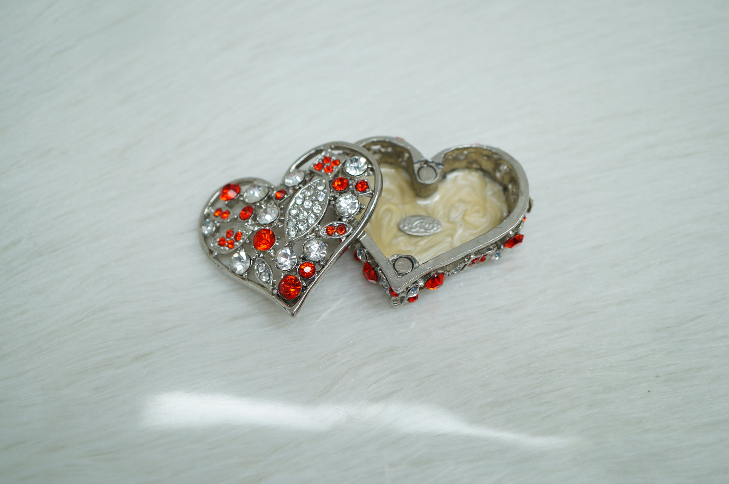 Cristiani Collezione Red Heart Trinket Box.