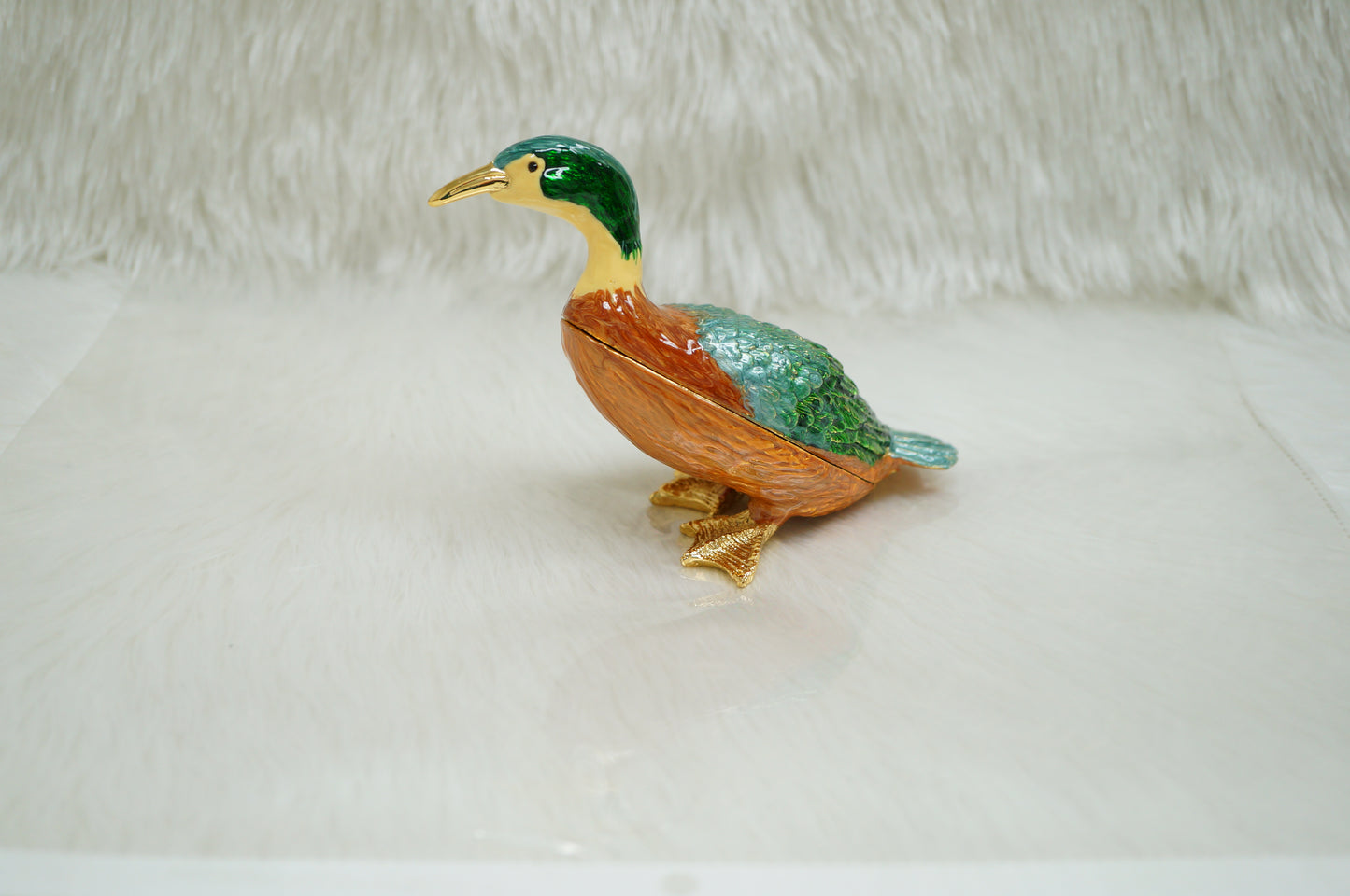 Large Mallard Trinket Box