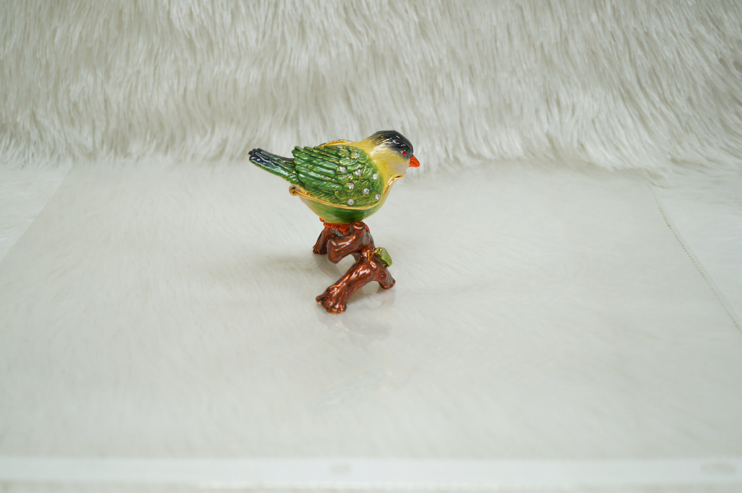 Cristiani Collezione Small Bird on a Branch Trinket Box