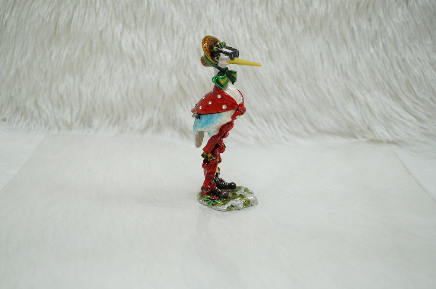 Cristiani Collezione Sassy Stork Trinket Box