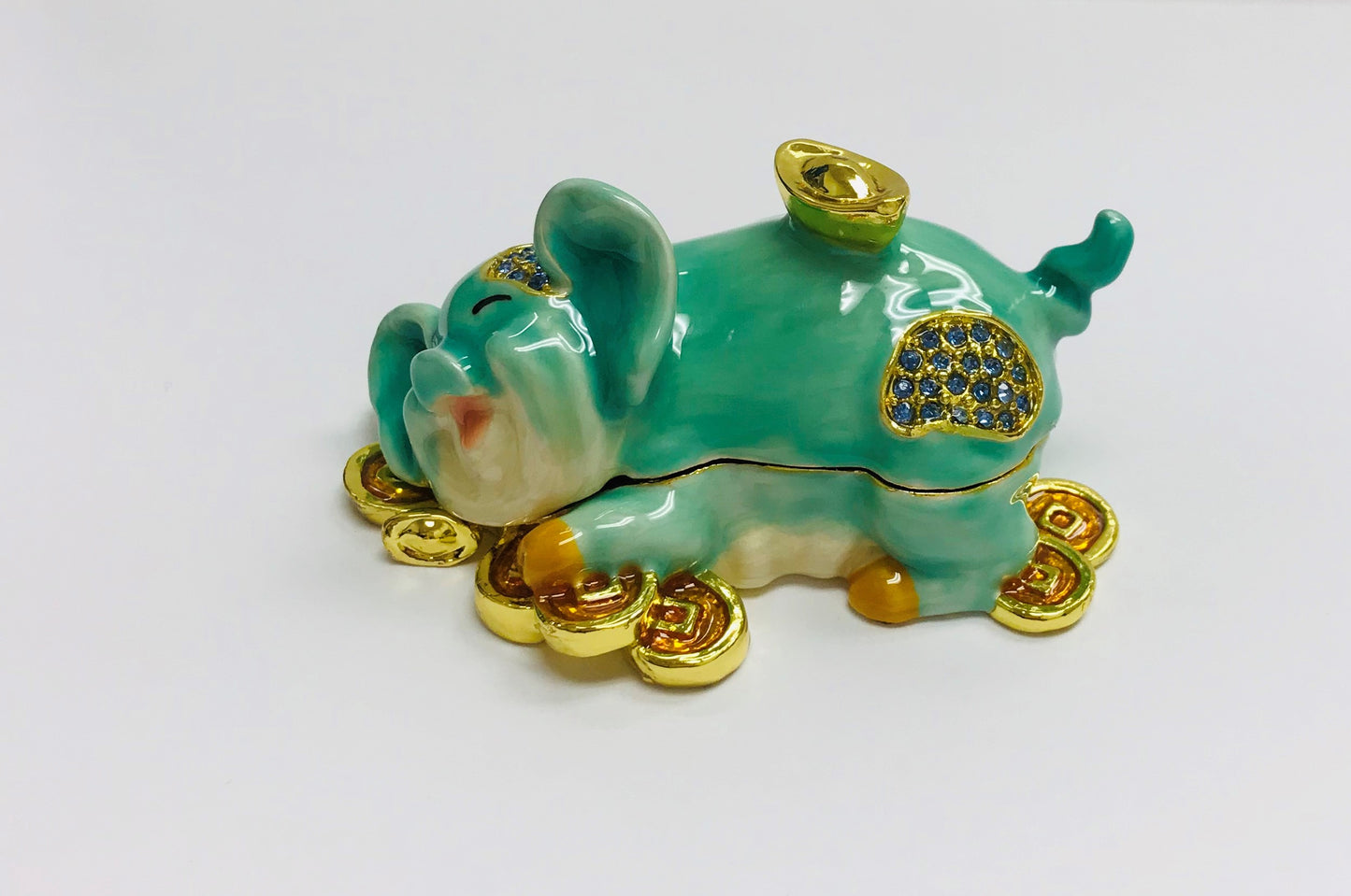 Cristiani Collezione Money Pig Trinket Box.