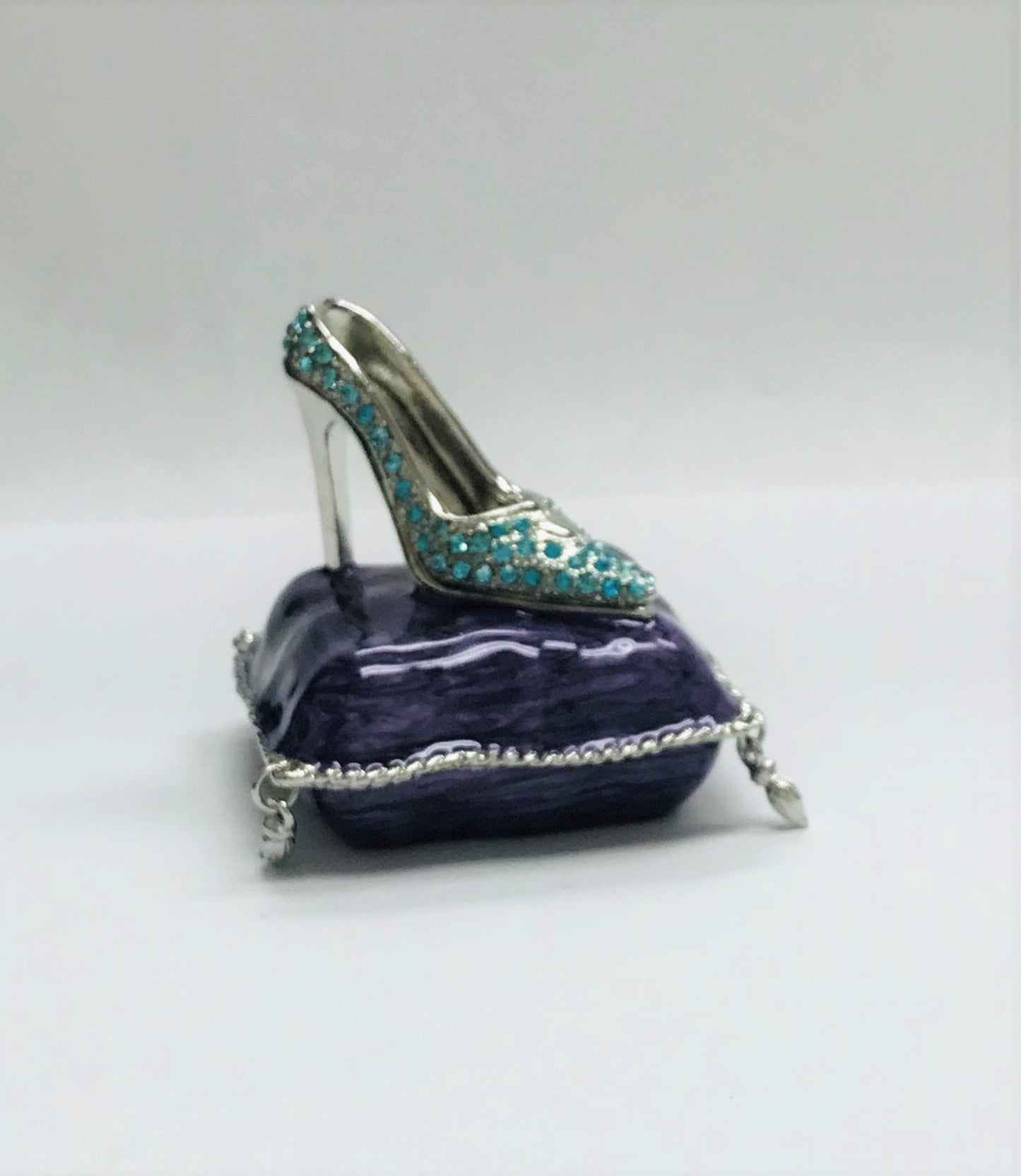 Cristiani Collezione Shoe on Pillow Trinket Box.