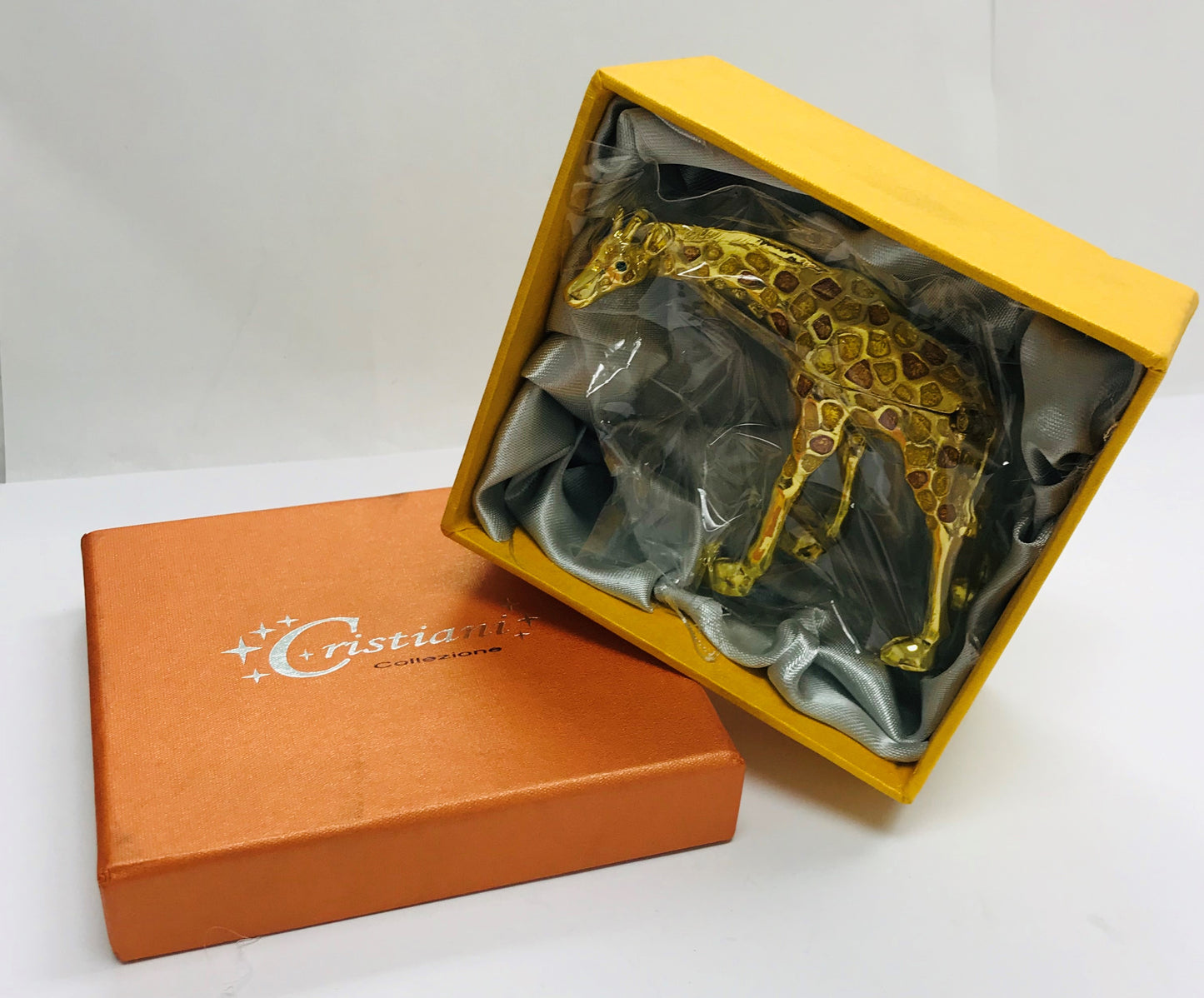 Cristiani Collezionem Giraffe Trinket Box.