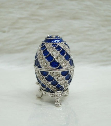 Cristiani Collezione Midnight Crescent Egg Trinket Box