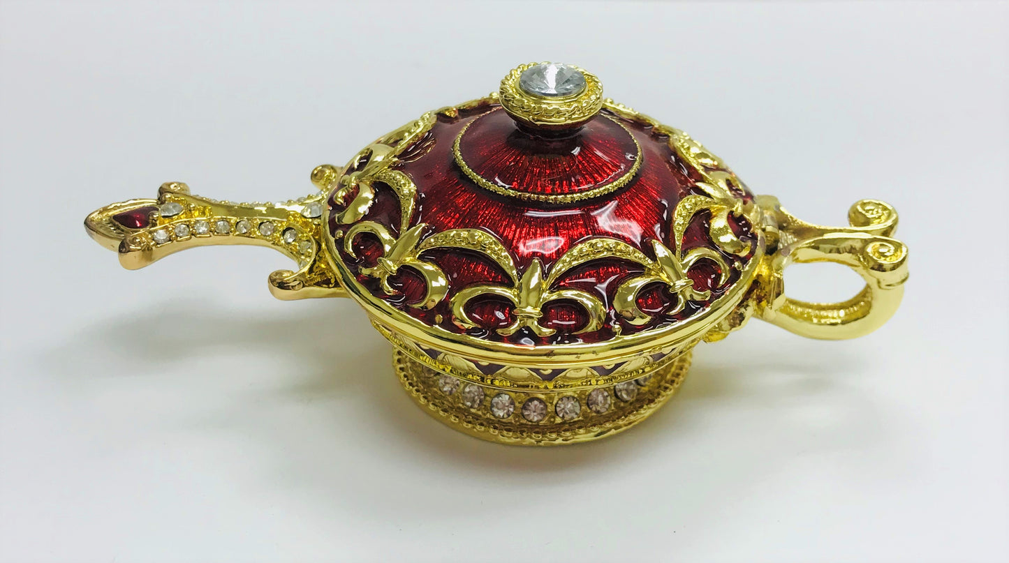 Crisitani Collezione Genie Lamp Trinket Box.