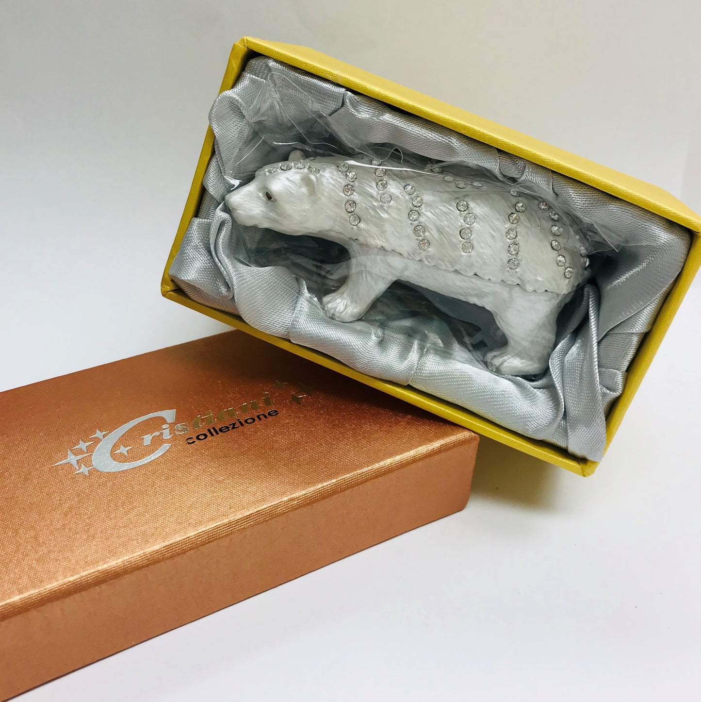 Cristiani Collezione Polar Bear Trinket Box.