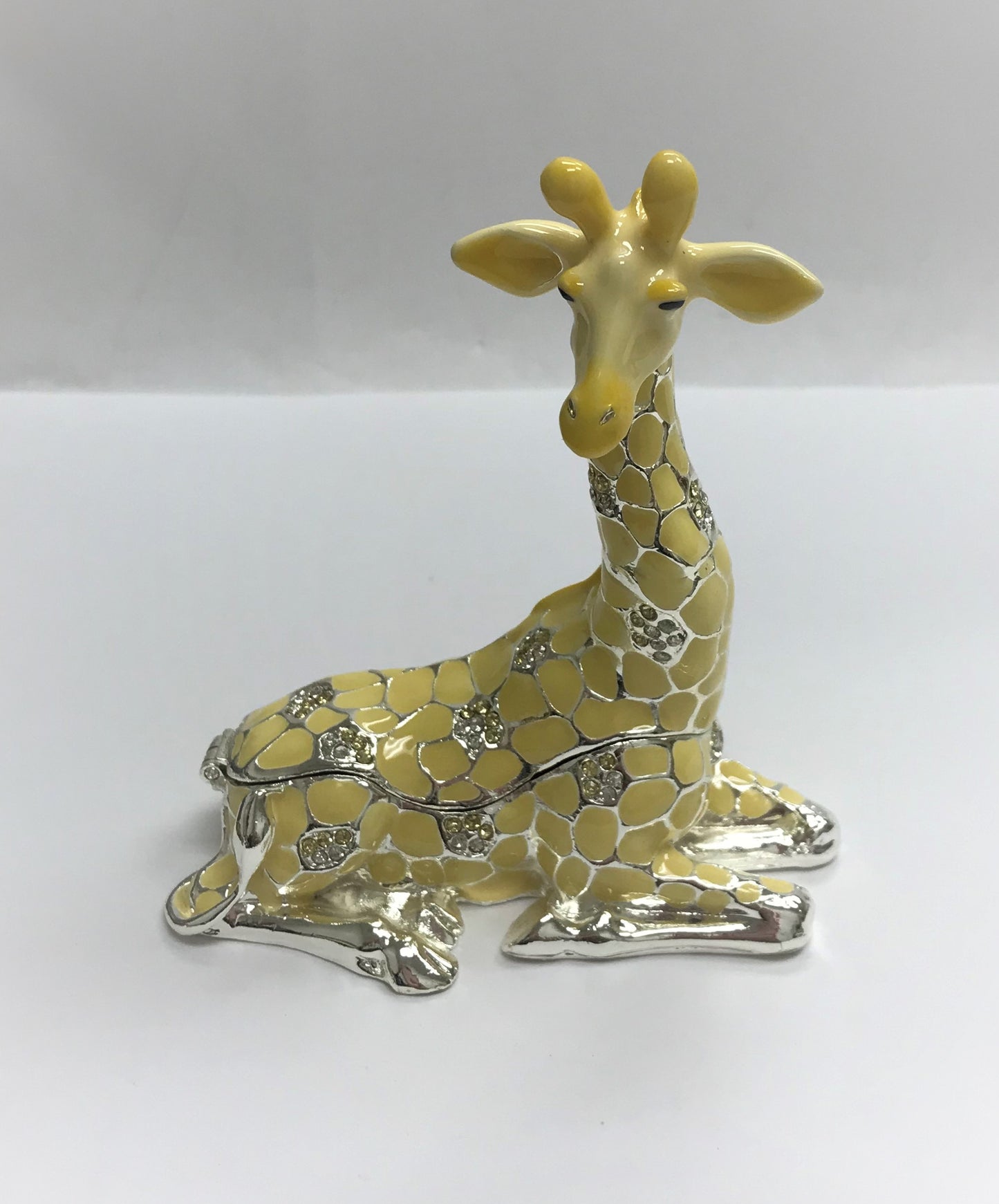 Cristiani Collezione Sitting Giraffe Trinket Box.