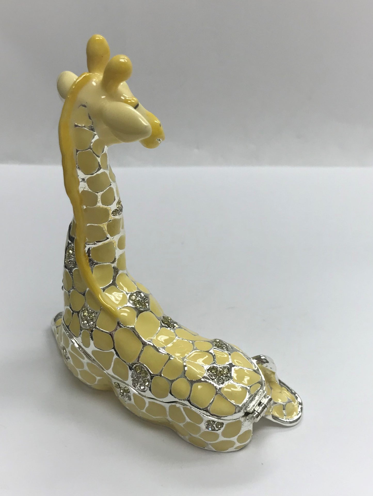 Cristiani Collezione Sitting Giraffe Trinket Box.