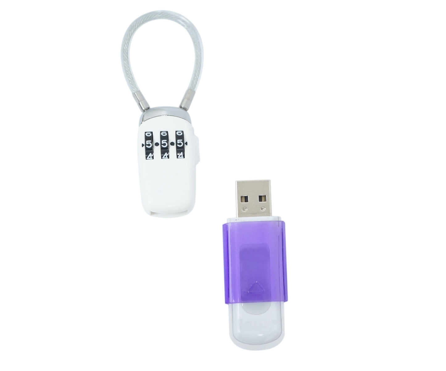 ZNERGY Privacy USB Drive Lock plus Luggage Lock 2 pack