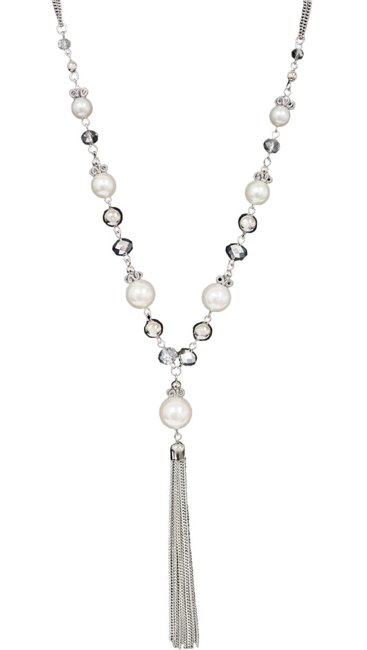 Long Cocktail Bead Necklace
