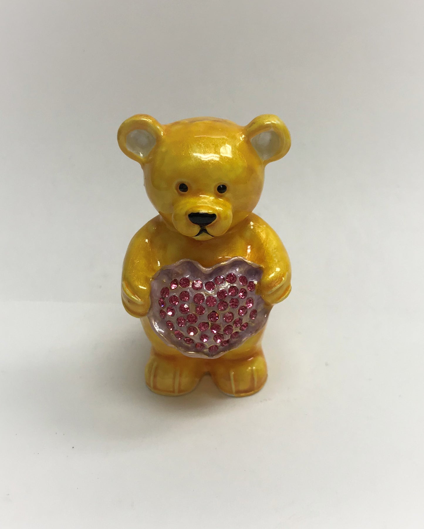 Cristiani Collezione Bear With Heart Trinket Box.