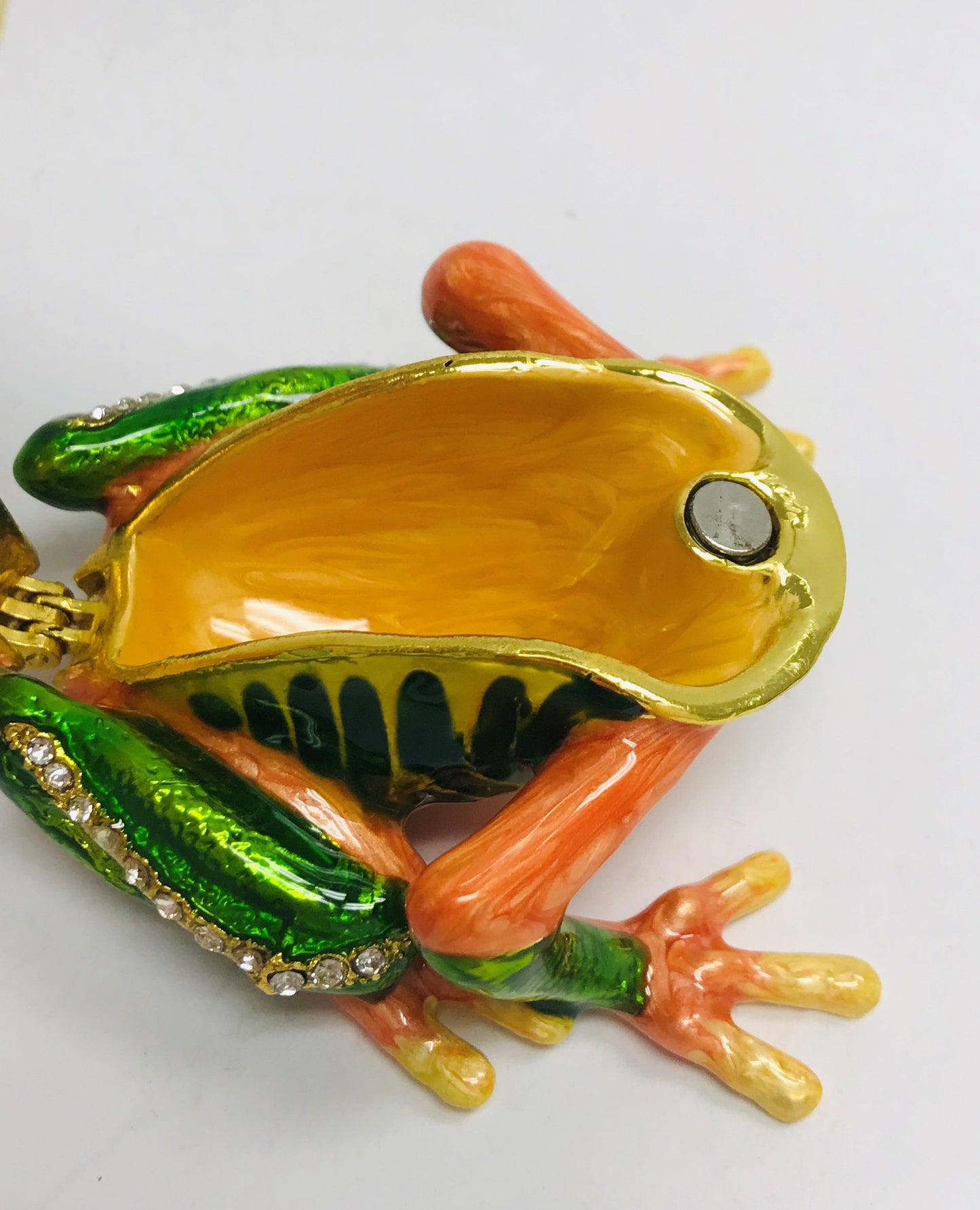 Cristiani Collezione Frog Trinket Box.