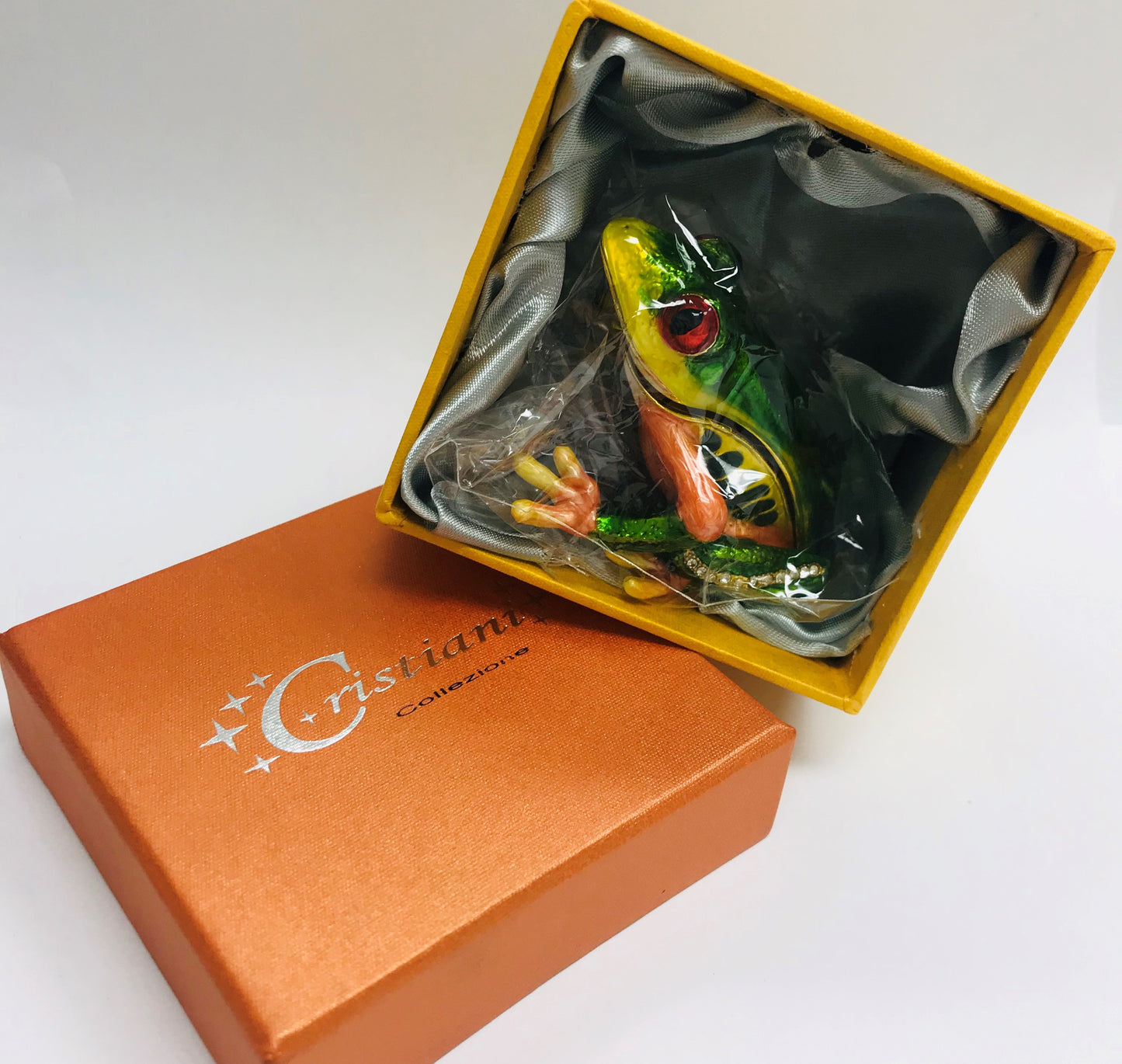 Cristiani Collezione Frog Trinket Box.