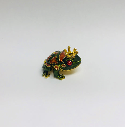 Cristiani Collezione Small Frog Trinket Box.