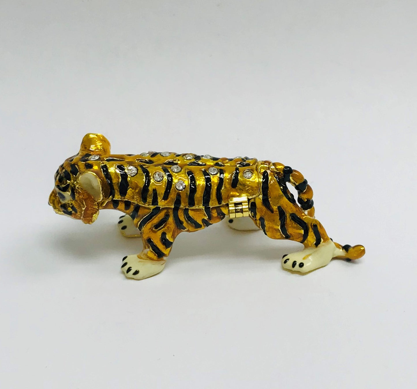 Cristiani Collezione Small Tiger Trinket Box.